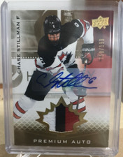 2021 Team Canada Juniors Premuim Patch Autograph Chase Stillman 158/199 NJ RC