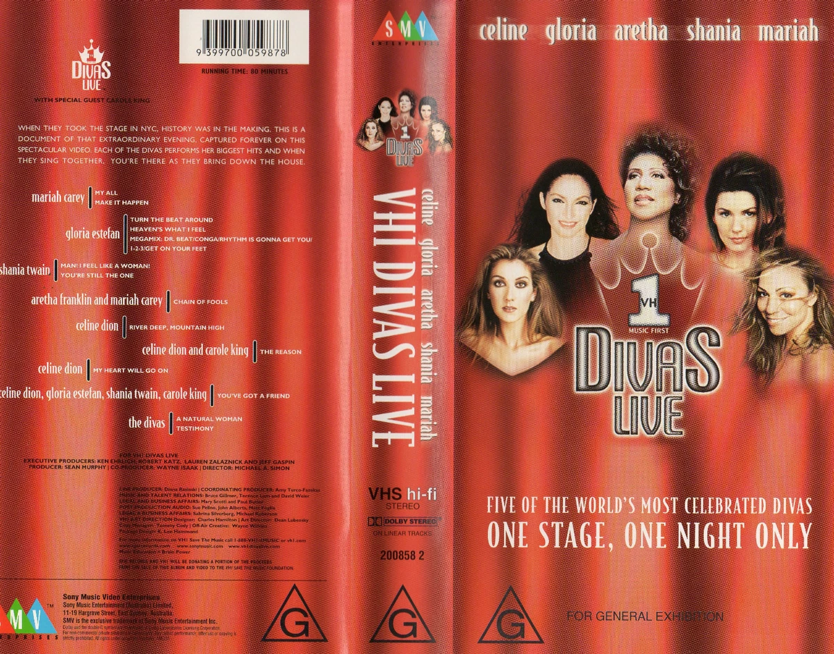 Aretha franklin celine dion divas sales live