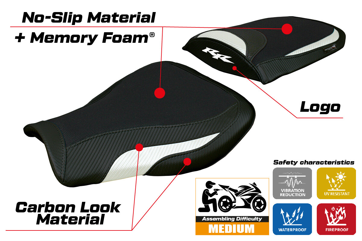 Honda CBR 600 RR 2007-2023 2024 2025 Seat Cover Tappezzeria