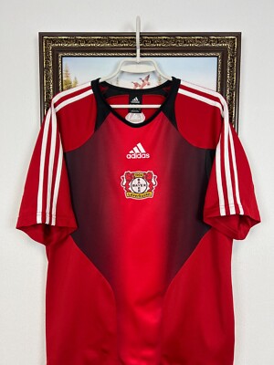 Vintage Adidas Bayer 04 Leverkusen Football Shirt Soccer Train