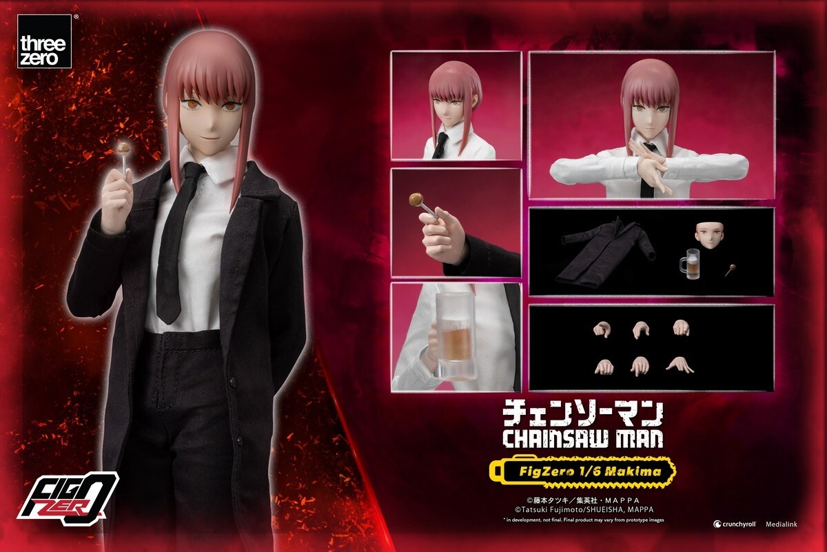 Threezero 3Z04660M0 1/6 CHAINSAW MAN Makima Female Action Figure