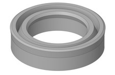 MT MRU-75X88X10 - Rod U-Seal 75mm ID X 88mm OD X 10mm