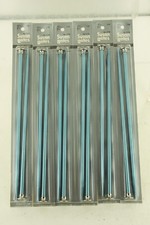 6 Vintage SUSAN BATES Silvalume Knitting Needles Sz 10.5 6.5mm 10" NOS