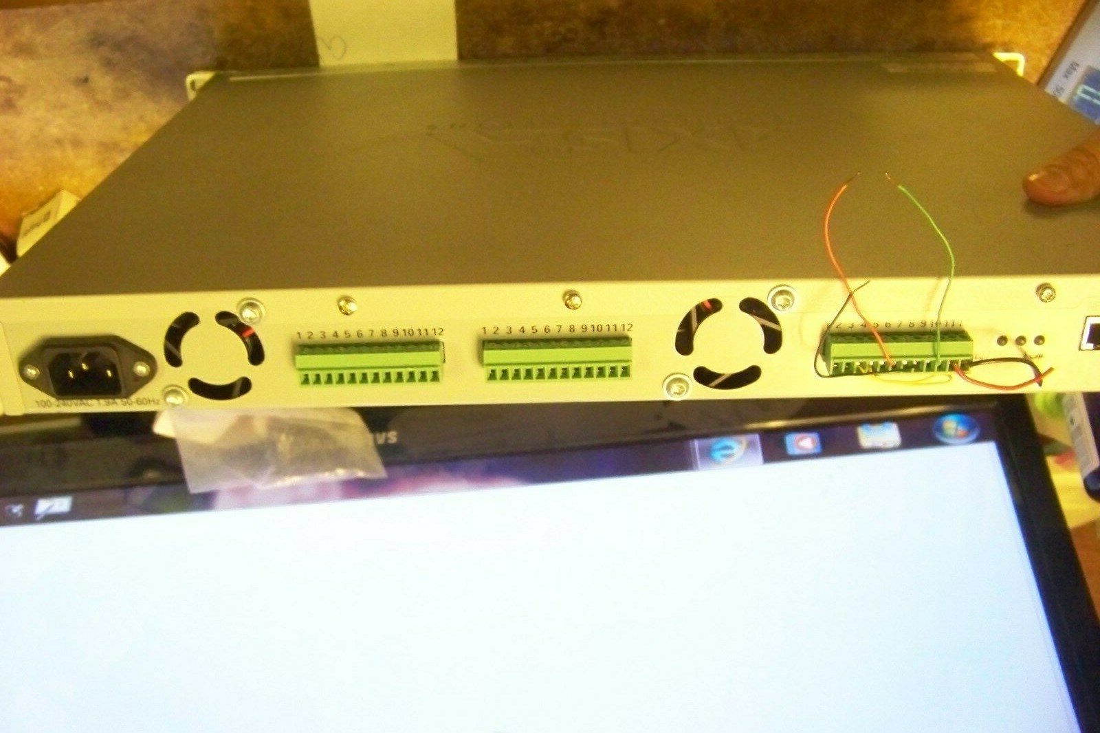 AXIS 291 1U Video Server Rack with 3 Axis 243Q Modules p/n 0267-001-05 ...