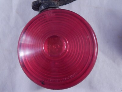 Vintage Auto Dietz 275 276 Red & White Turn Signals Bracket SAE