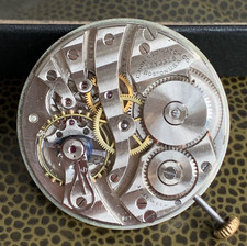 1914 E. Howard Watch Co. Series 7 12S 17 Jewels Pocket Watch Movement Repair