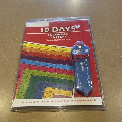 Learning Wrap-Ups Division Keys, Self-Correcting Math Tool & Workbook 10 Days