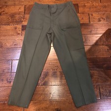 Vintage Army Green 36X31 Military Pants   Tag Reads 38 X 31 