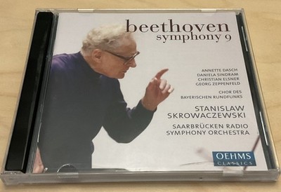 Beethoven Symphony 9 CD Skrowaczewski, Stanislaw Saarbrucken RSO