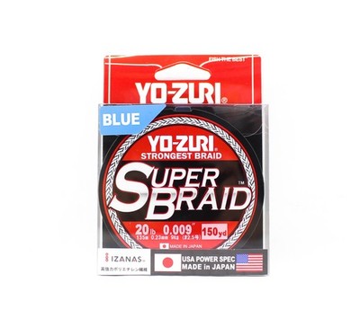 Yo Zuri Duel P.E Linie Super Braid 150YDS 20Lbs (0.23mm) Blue R1258-B