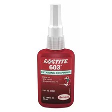 Loctite 231099 Retaining Compound, 603 Series, Green, Liquid, Press Fit, Oil