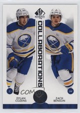 2023-24 SP Authentic Collaborations Dylan Cozens Zach Benson #C-18 1i3m