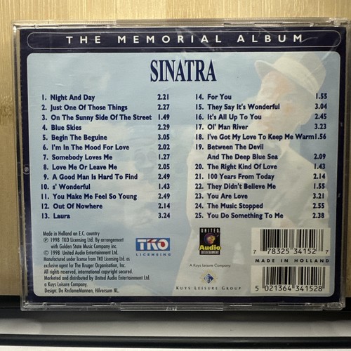Frank Sinatra The Memorial Album Music CD - Imagen 2 de 4