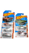 Lot of 5 Muscle Mania Custom Striped Muscle Cars That Look Good Hot Wheels 266