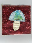 🌱 Mushroom Patch, Handmade 5”x5” Cottage Core Fabric Hippie Shrooom Patch — photo 3