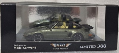 Porsche 911 930 Turbo SE Targa Flatnose 1987 Green 1:43 Neo 43883
