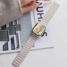 Magnetic Silicone Smart Watch Strap Band 49mm 46mm 45mm 44mm 42mm 41mm 40mm