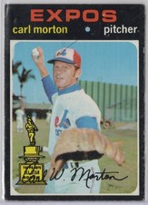 1971 TOPPS #515 CARL MORTON - MONTREAL EXPOS
