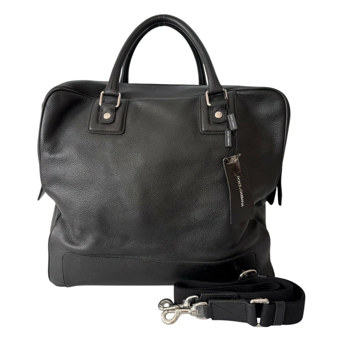Dolce&Gabbana Leather Black Bags for Men for sale | eBay