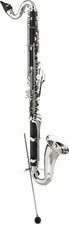 Backun Alpha Bass Clarinet - Low Eb, Nickel-plated Keys. Backpack Case