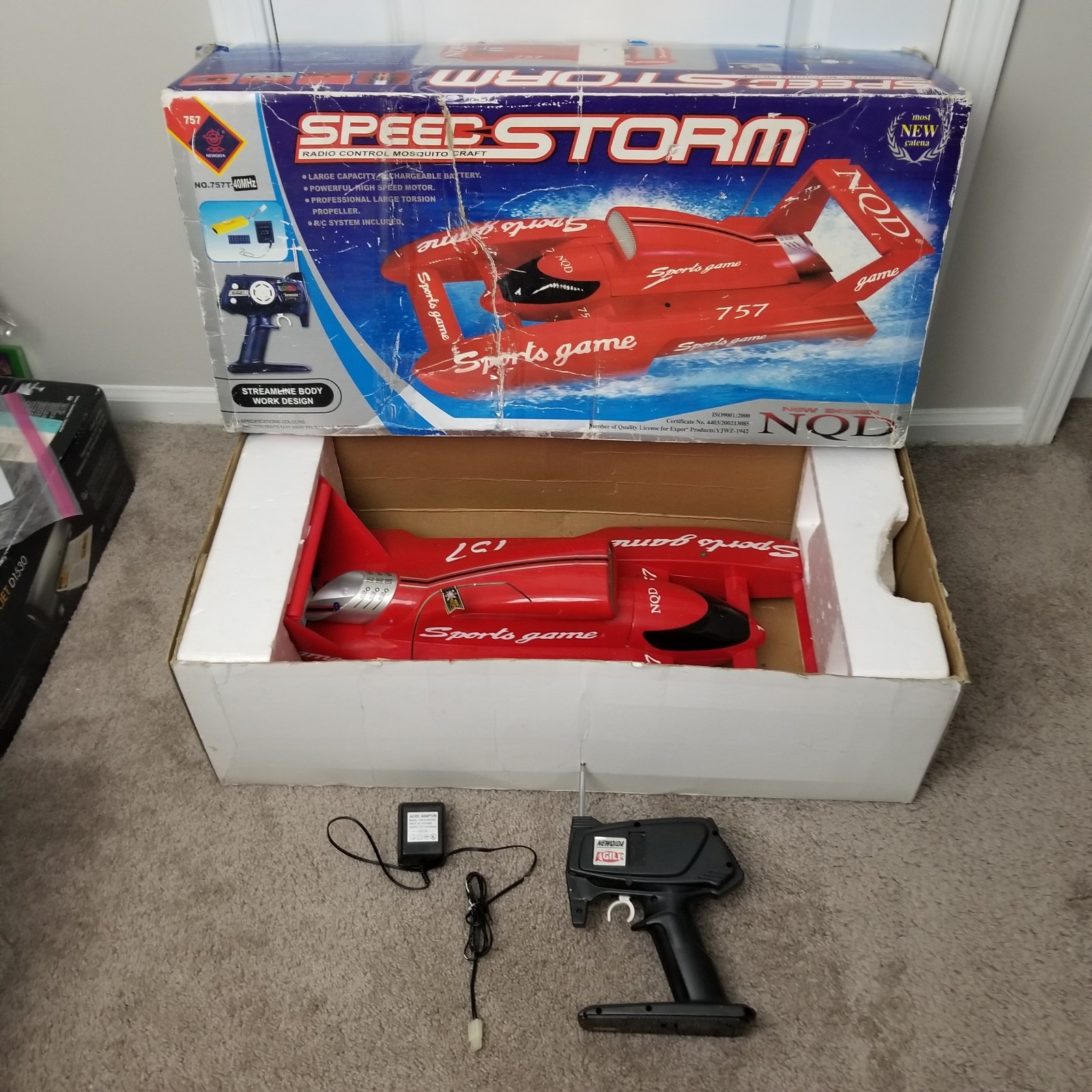NQD Speed Storm Radio Controller Mosquito Craft Speed Boat R