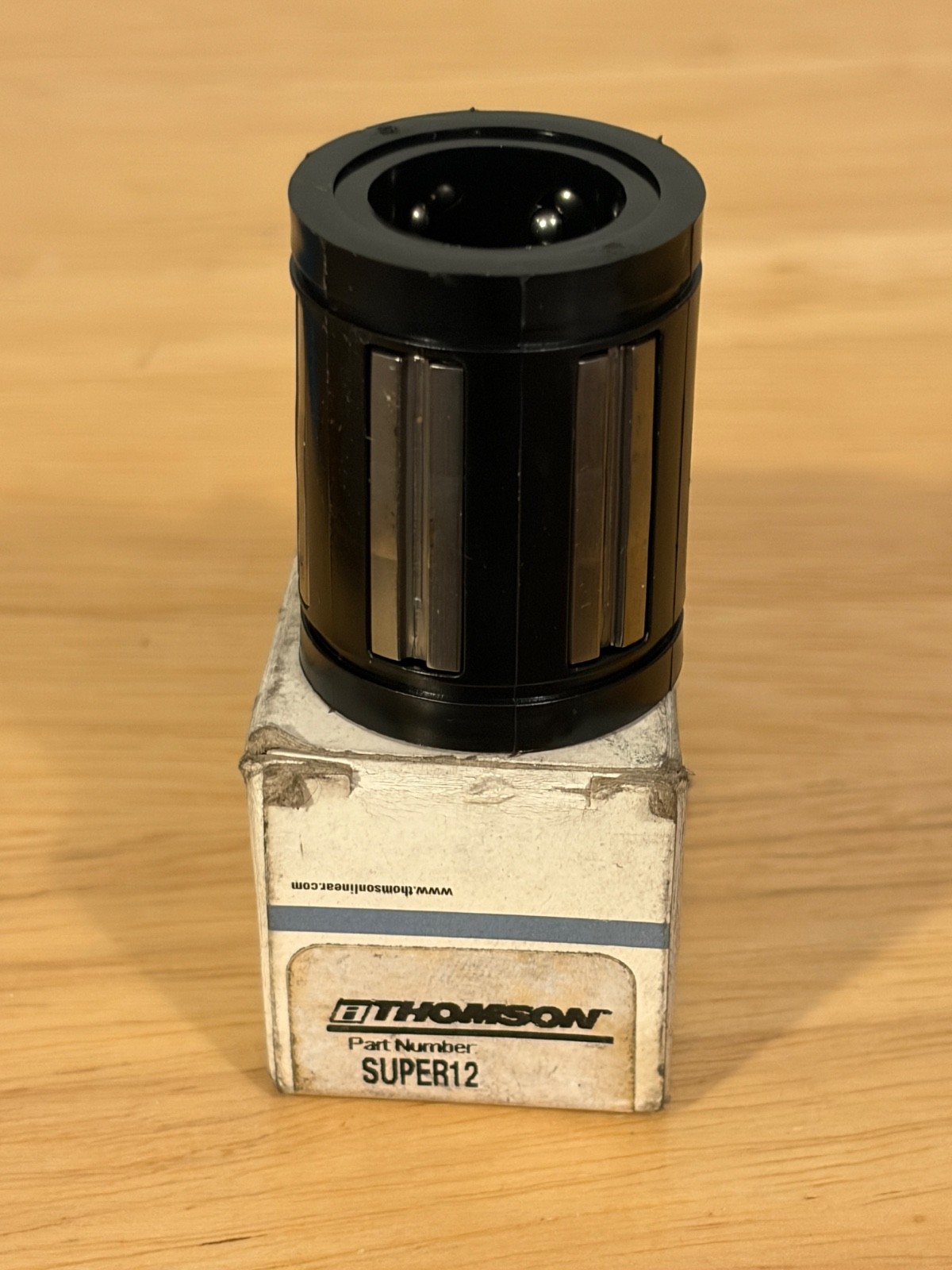 Thomson Super 12, Linear Ball Bearing, 3/4" Bore x 1-5/8" Long - Brand New