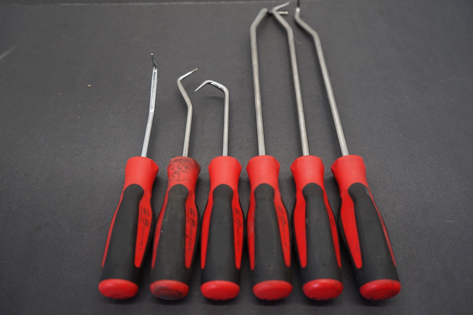 Snap On Radiator Hose Picks Soft Grip Handle Set 6-Pieces ( RED ) SGRHT6BR
