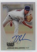 2019 Leaf Metal Draft 1990 Throwback 25/50 Jordan Balazovic #LT-JB2 Auto 1b8