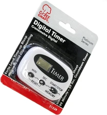 Chef Craft Digital Countdown Timer Magnet Clip Stand Kitchen Timer