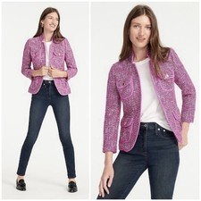J Crew Fitted jacket in autumn tweed AR428 Women s 14 MSRP 248