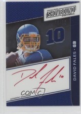 2014 Press Pass Showbound Blue Red Ink 10/99 David Fales #SB-DF Auto 0az