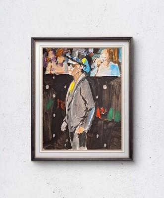 Gemälde Moderne Kunst 24x30 Malerei Acryl Bild Bruno Mars auf Canvas Board