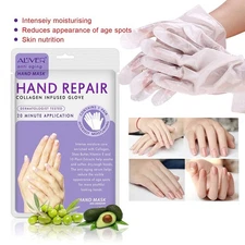 5 Pack Hands Moisturizing Gloves, Hand Spa Mask Infused Collagen, Serum Vitamin