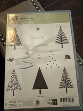 Stampin' UP FESTIVAL OF TREES Stamp Set Christmas 13