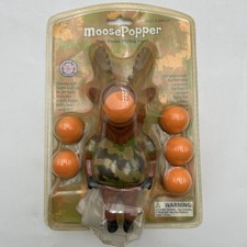 Hog Wild Moose Popper Toy - Shoot Foam Balls Up to 20 Feet - 6 Balls Included -