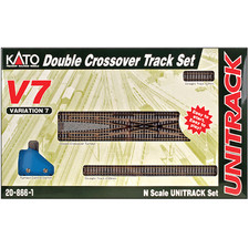 Kato N V7 20866 Unitrack Double Crossover Track Set V7