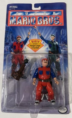 Super Mario Brothers Movie Mario Action Figure Nintendo 1993 ERTL Sealed New
