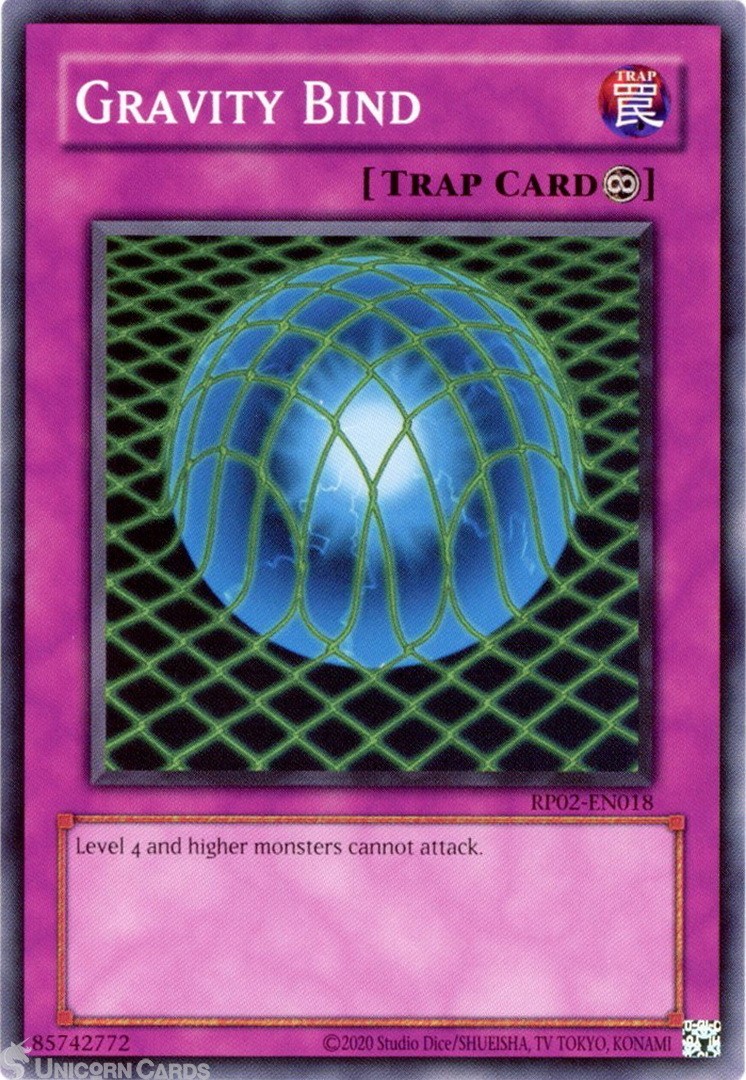 RP02-EN018 Gravity Bind : Common UNL Edition Mint YuGiOh Card