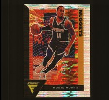 2020-21 Panini Flux Pulsar Silver Prizm #48 Monte Morris