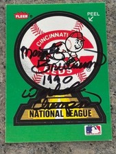 MARTY BRENNAMAN HOF 2000 CINCINNATI REDS 1990 WORLD SERIES CHAMPS AUTO STICKER 2