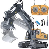 Rc-Bagger Ferngesteuerter Bagger Spielzeug, 1:20 Rc Bagger Mit Metallschaufel De
