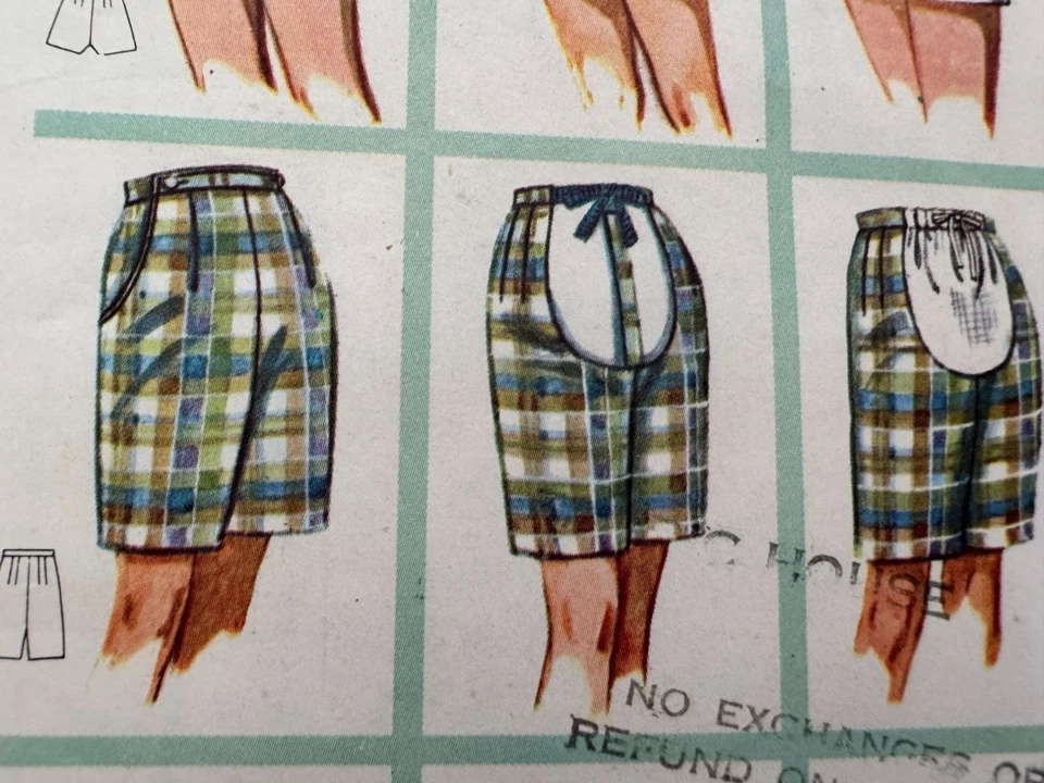 Butterick Sewing Pattern 2296 Maternity Pants Bermuda Shorts Size 12 Vintage UC - Image 4 of 4