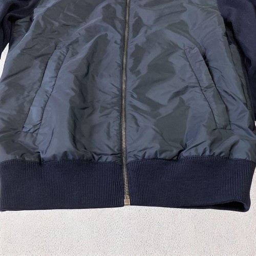 Prada Men's Knit Nylon Jacket XL Drivers Navy Blue from Japan - Picture 12 of 24