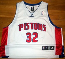 09-10 Detroit Pistons Richard Hamilton Authentic Game Jersey Sz 52 Adidas NWOT