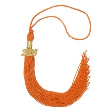 2026 Tassel Graduation, Light Orange Graduation Cap Tassel with Gold Date Charms
