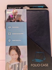 Accellorize 9-10in Folio Tablet Case Navy