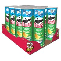 (13,33€/1Kg) Pringles Sour Cream Onion Chips,19 Dosen Je 185G