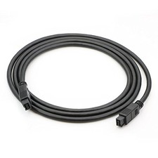 FireWire 800 Cable 6ft - IEEE 1394b 9 Pin to 9 Pin Male to Male Firewire Cord
