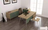 BüRoeinrichtung 4Tlg. Set Schreibtisch Aktenschrank Kommode Couchtisch