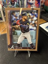 2025 Topps Update Gold Parallel /2025 Eli White Braves US189